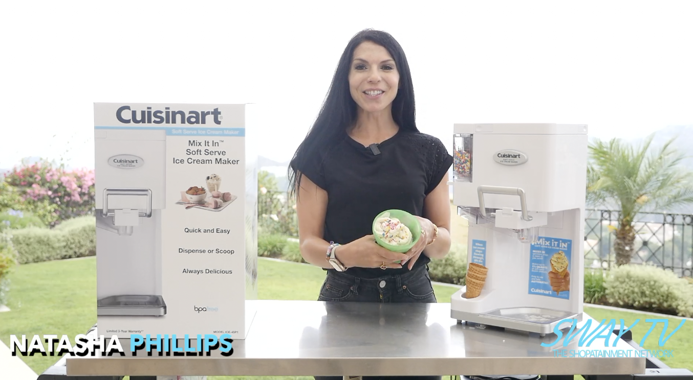 Watch Cuisinart ICE-45P1 Mix Serve 1.5-Quart Soft Service Ice